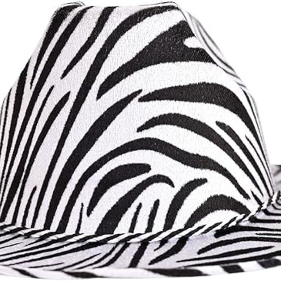 Zebra print cowboy hat - Picture 3 of 5